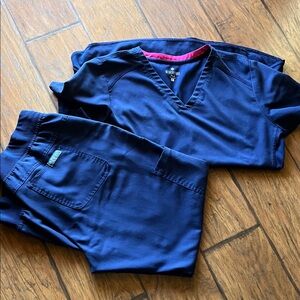 Med couture Blue Scrub Set